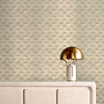 Guld Påfugl Fjer Sølv Møbler Decal Tapet Stue Selvklæbende tapet Vandtæt Wall Sticker til Moderne Værelse