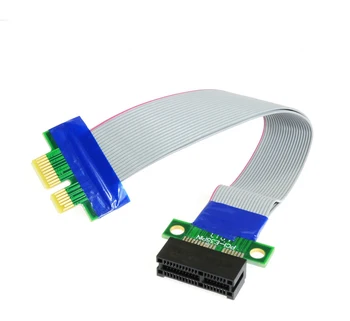 200pcs/masse PCI-E 1X Riser Card Extender Fleksibel Udvidelse Kabel-Bånd Adapter Converter