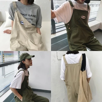 Japanske kvinder er overalls street tegneserie stil vilde buksedragt løs og tynde ni point college stil veninder overalls