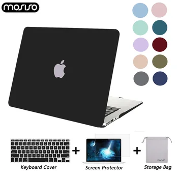 MOSISO Hårdt Mat Laptop Case Til MacBook Air Retina Cover 2018 Nye Pro 13 15 Touch Bar 2019 A2159 A1706 A1707 AIR 13 2019 A1932