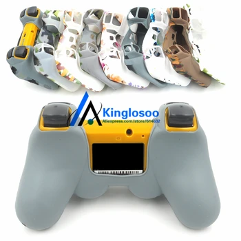 Camouflage Camo til Playstation 3 PS3 spil controller blød silikone gel muffe, gummi tilfælde beskyttende dække huden