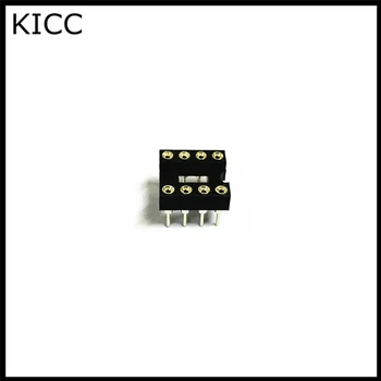 100PCS Rundt hul IC-Fatninger 8 Pin DIP IC-Fatninger-Adapter nål