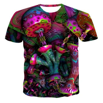 2020 nye 3D Sommer fashion T-shirt abstrakte Mænds kvinde Fritid Print T-shirt kortærmet T-shirt Street Wear