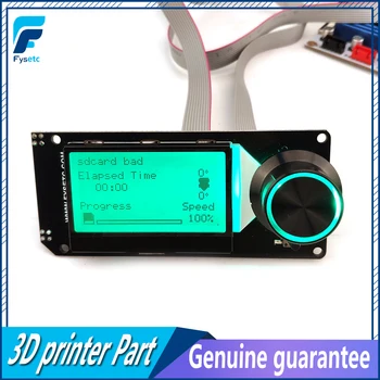 Skrivea MINI12864LCD Skærm mini 12864 V 2.1 RGB-Display baggrundslys Black Understøtter Marlin DIY For SKK Med SD-Kort, 3D-Printer Dele