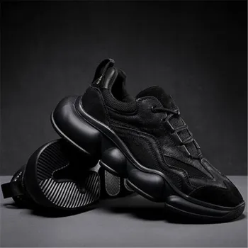 Efteråret mænd sko trendy sko nye sort lav top koreanske alsidig studerende læder blød eneste casual sko