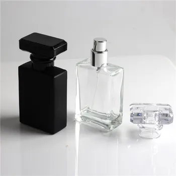 10stk 50 ml transparent Glas Parfume Flasker, Tomme Spray Forstøver Genpåfyldelig Flaske Duft Tilfælde med Rejser Bærbare