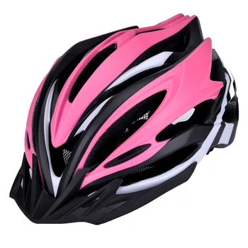 LED MTB Mountainbike cykelhjelm Mænd Kvinder - Ultralet-Hjelm, Cykel Pink Integreret Støbt Hjelme OFF-ROAD Mountainbike, Hjelm