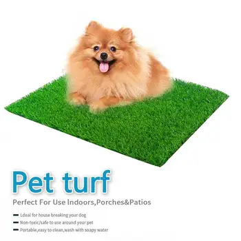 Pet-Tre-etagers Græsplæne Hund Toilet Små Og Mellemstore Hund Potte Automatisk Hund Forsyninger