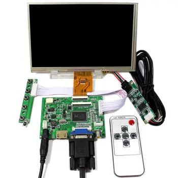 Latumab 7 tommer 50PIN A+ AT070TN92 AT070TN93 AT070TN94 LCD-skærm + Kit HDMI VGA Indgang Driver yrelsen Raspberry Pi Gratis fragt