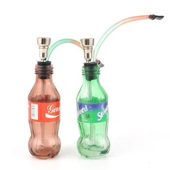 Bærbare Mini Vandpibe Shisha Glas Flaske Vand Pibe Tobak, Piber Metal-Rør Med Et Filter, Der Ryger Gaver