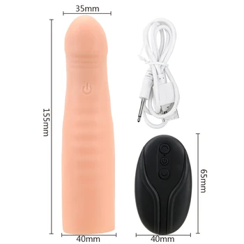 OLO Realistisk Dildo Vibrator Elektrisk Penis Forsinke Ejakulation Penis Enlarger Ærme Vibrating Cock Ærme Sex Legetøj Til Mænd
