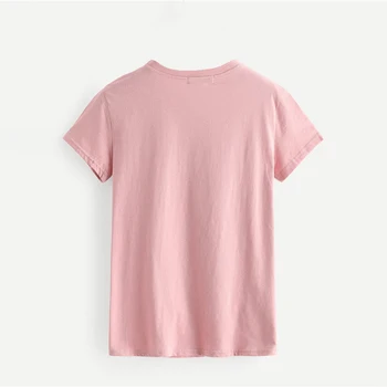 Qing Yan Huan Mode Tegnefilm Print Harajuku Kvinders Tees 2019 Nye Casual koreanske Kort Ærme Løs Sommer Bomulds T-shirt, Toppe