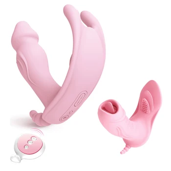 Sex Vibrator Til Kvinder Fjernbetjening Frådede Dildo Underwear Trusser G-punktet, Klitoris, Vagina Stimulator Massage Av Stick Legetøj