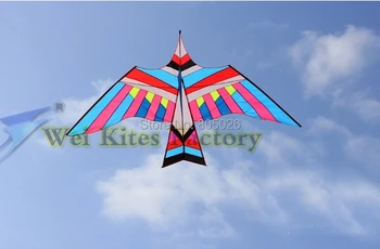 Høj kvalitet, gratis forsendelse 3m stor fugl, kite let at flyve højere line med håndtag håndtag fugl flagrende fugle, som fløj fly wei