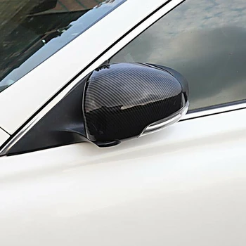 2stk kulfiber Side Rear View Mirror Cover Trim for Toyota Corolla-18