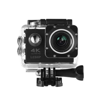 LESHP Ultra HD 4K Sport Action Kamera WIFI 1080P 16MP+ 170 Graders Vinkel Vandtæt DV-Videokamera TIL Udendørs Sport