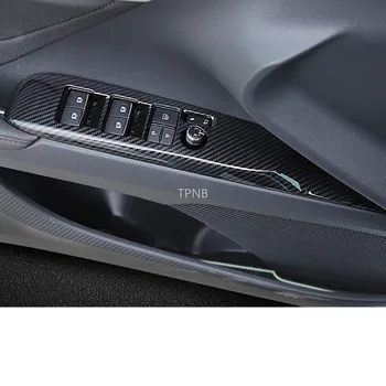 4STK Carbon Fiber Glas Skifte Dekorative Dækning for Toyota Camry 2018 2019 8. Løft Styling Tilbehør