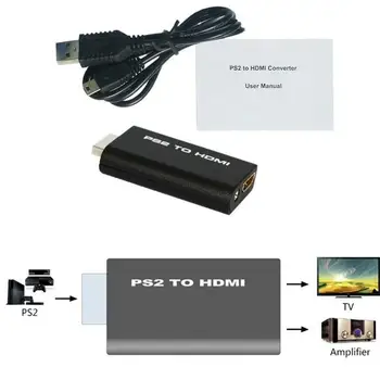 HDV-G300 Egnet Til PS2 til HDMI 480i/480p/576i Audio Converter Output Hele Skærmen Understøtter Tilstande Adapte Lyd med 3,5 mm Video W2K9
