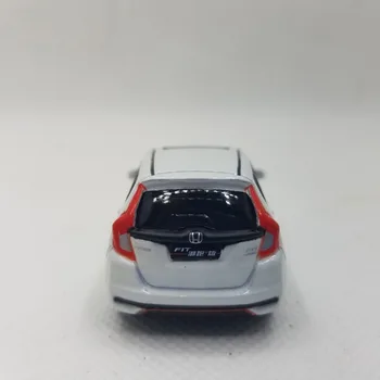1:64 Diecast Model for Honda Fit Sport 2018 Hvid Minibil Legering Toy Bil Miniature Gaver Jazz