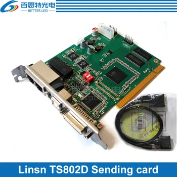 Linsn TS802D kontrol system som Sender kortet For Stor Fuld farve LED-display, LED-controller-kort
