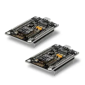 2stk ESP8266 NodeMCU LUA CH340 ESP-12E WiFi Internet Development Board Flash Seriel Trådløse Modul til Arduino IDE/Micropython