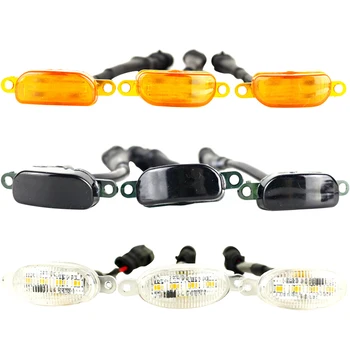 3pcs Røget Linse Xenon Full LED Front Running Lights For F150 Raptor Tundra Tacoma