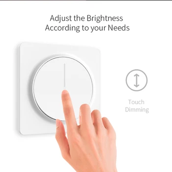Tuya Zigbee Smart Lysdæmper Fjernbetjening Touch Lysdæmper LED stemmestyring Compatiable Med Alexa, Google Startside Assitant