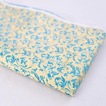 Stof Med Hvede Blomst Brocade Fabric DIY Materiale Klud Til at Lave Tøj