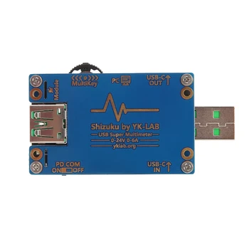 YK001 USB-Tester Digital Voltmeter Amperemeter Spænding Nuværende Meter Hurtig Opladning Data Linje Opladning Hoved Detektor 1.77 Tommer