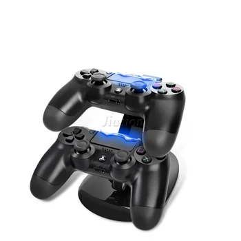 For Sony PS4 Play Station 4 /PS4 Pro/Ps4 Silm Controller Dobbelt Gamepad Oplader 2LED USB Oplader Dock Stå PS4 Spil Tilbehør