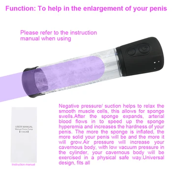 Batteriet Automatisk Penis Udvidelsen Vibrator for Mænd Elektrisk Penis Pumpe Mandlige Penis Erektion Uddannelse Penis Udvide Sex Toy Shop