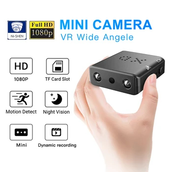 XD Mini IR-CUT Kamera, 1080P HD-Videokamera Infrarød Lampe Overvågning Night Vision Micro Kamera Hjem Sikkerhed Video Optager