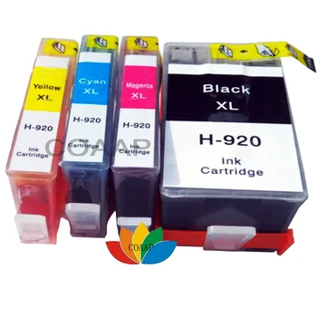4 Kompatibel HP 920XL Blækpatron Til HP920 Til hp Officejet 6000 / 6500 / 6500A / 7000 / 7500 / 7500A Printer Med Chips