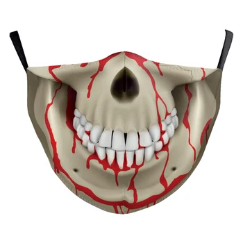 VIP FASHION Voksne Børn Sjove Joker Masker ansigtsmaske 3D Printet Halloween Cos Part Munden Dække Genanvendelige Vaskbart Stof Masker